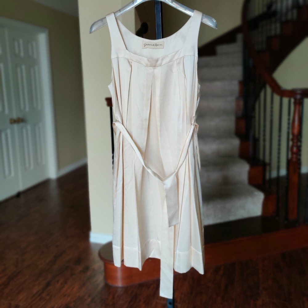 Graham & Spencer Ivory Silk Dress
